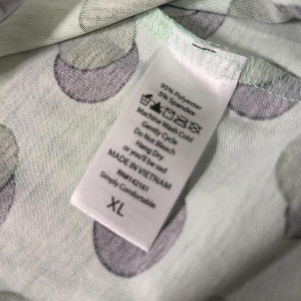 NWT LuLaRoe Marly Light Green Polka Dot SS Dress With Poclets Size XL (W 18-20) - Picture 7 of 8